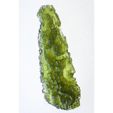 Genuine Moldavite Rough Gemstone - 6.4 grams / 32 ct (47 x 16 x 8 mm) - Magick Magick.com