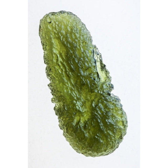 Genuine Moldavite Rough Gemstone - 6.9 grams / 35 ct (38 x 16 x 8 mm) - Magick Magick.com