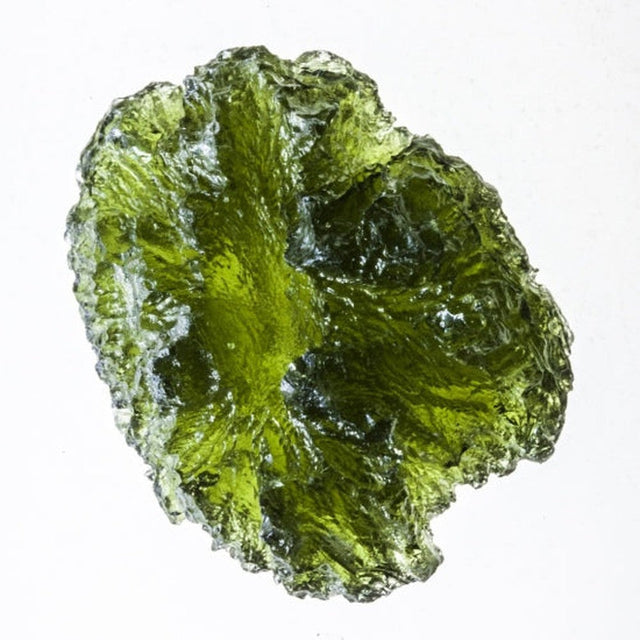 Genuine Moldavite Rough Gemstone - 7.0 grams / 35 ct (25 x 20 x 15 mm) - Magick Magick.com