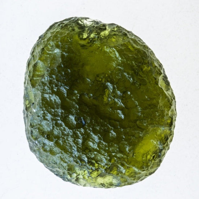 Genuine Moldavite Rough Gemstone - 7.0 grams / 35 ct (25 x 21 x 9 mm) - Magick Magick.com