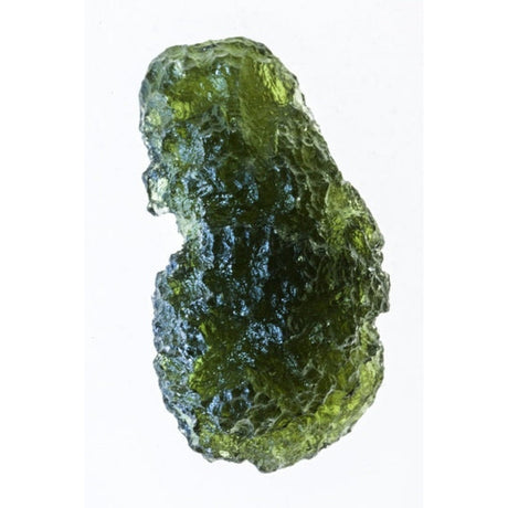 Genuine Moldavite Rough Gemstone - 7.0 grams / 35 ct (27 x 16 x 14 mm) - Magick Magick.com