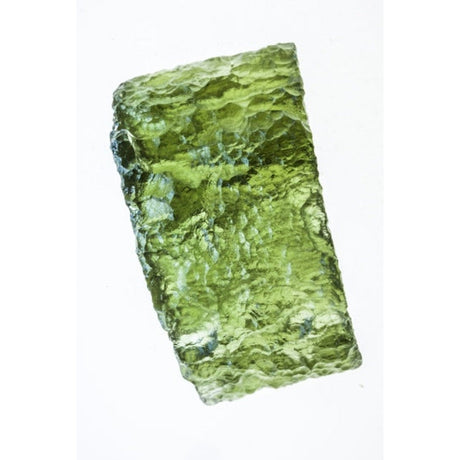 Genuine Moldavite Rough Gemstone - 7.0 grams / 35 ct (29 x 16 x 8 mm) - Magick Magick.com