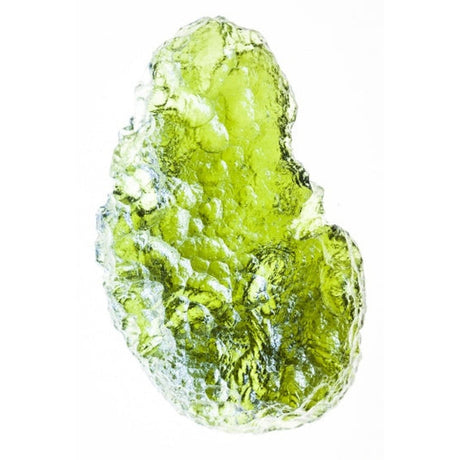 Genuine Moldavite Rough Gemstone - 7.0 grams / 35 ct (34 x 21 x 8 mm) - Magick Magick.com