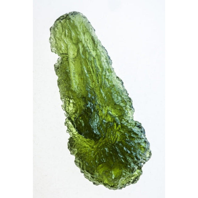 Genuine Moldavite Rough Gemstone - 7.0 grams / 35 ct (39 x 16 x 11 mm) - Magick Magick.com