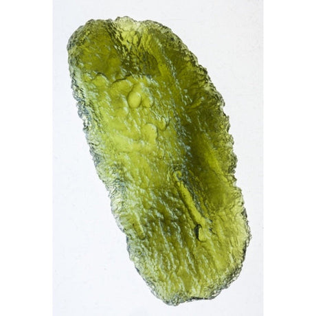 Genuine Moldavite Rough Gemstone - 7.3 grams / 37 ct (41 x 13 x 6 mm) - Magick Magick.com