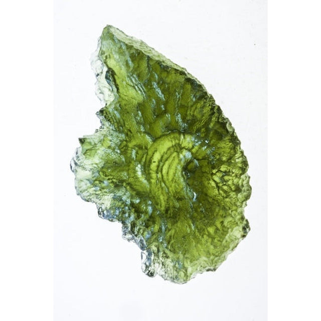 Genuine Moldavite Rough Gemstone - 7.4 grams / 37 ct (35 x 21 x 8 mm) - Magick Magick.com