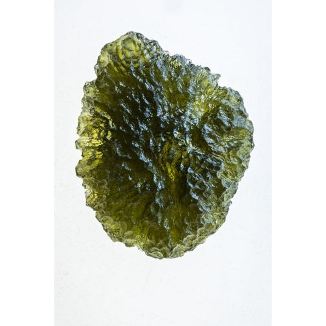 Genuine Moldavite Rough Gemstone - 7.6 grams / 38 ct (26 x 24 x 8 mm) - Magick Magick.com