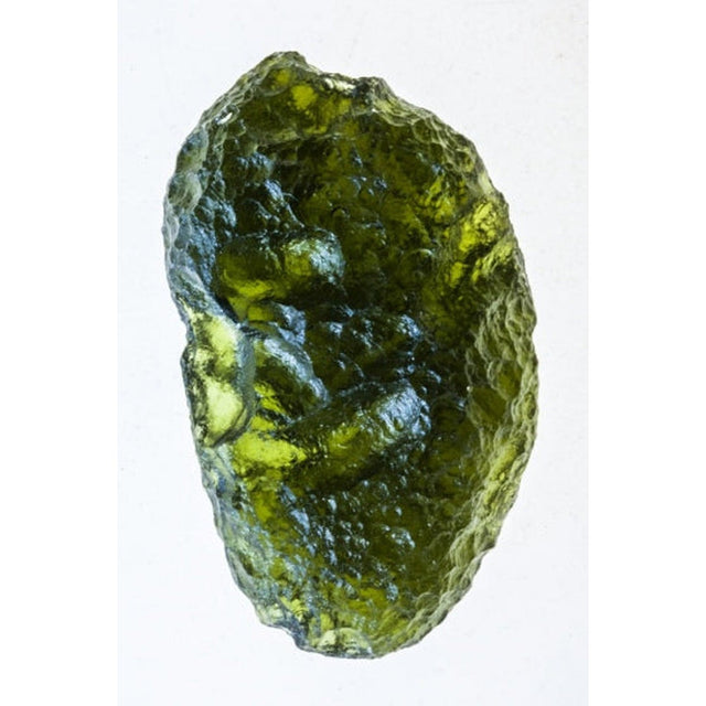 Genuine Moldavite Rough Gemstone - 7.7 grams / 39 ct (32 x 18 x 10 mm) - Magick Magick.com