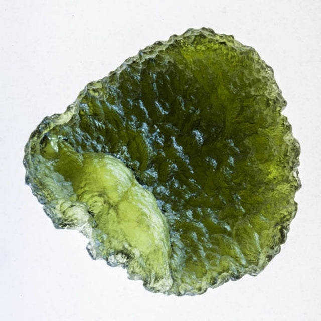 Genuine Moldavite Rough Gemstone - 7.8 grams / 39 ct (26 x 25 x 10 mm) - Magick Magick.com