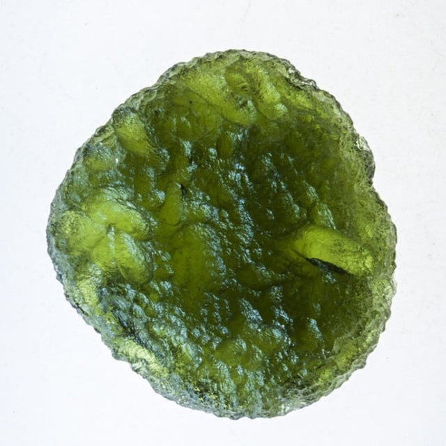 Genuine Moldavite Rough Gemstone - 8.0 grams / 40 ct (26 x 24 x 9 mm) - Magick Magick.com