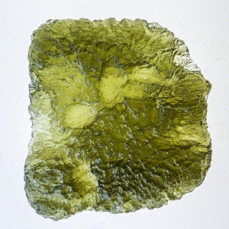 Genuine Moldavite Rough Gemstone - 8.1 grams / 41 ct (30 x 28 x 6 mm) - Magick Magick.com