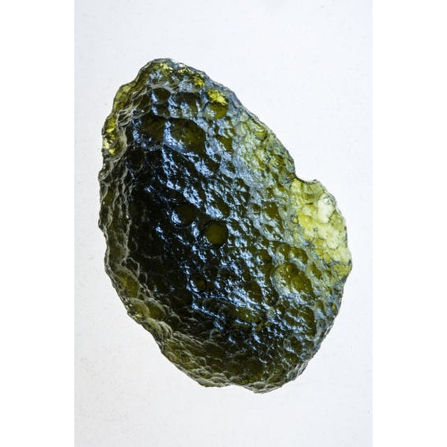 Genuine Moldavite Rough Gemstone - 8.2 grams / 41 ct (34 x 23 x 9 mm) - Magick Magick.com