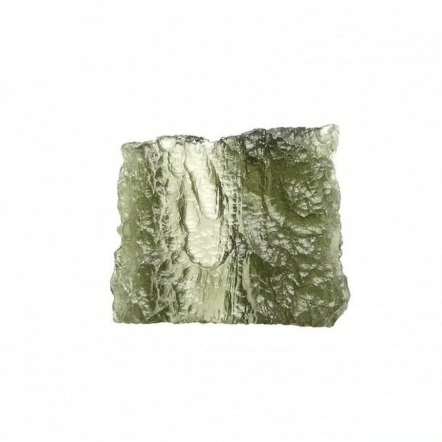 Genuine Moldavite Rough Gemstone - 9.0 grams / 45 ct (29 x 24 x 8 mm) - Magick Magick.com