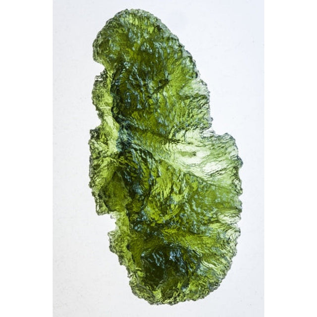 Genuine Moldavite Rough Gemstone - 9.3 grams / 47 ct (44 x 20 x 9 mm) - Magick Magick.com