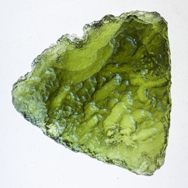 Genuine Moldavite Rough Gemstone - 9.4 grams / 47 ct (33 x 32 x 6 mm) - Magick Magick.com