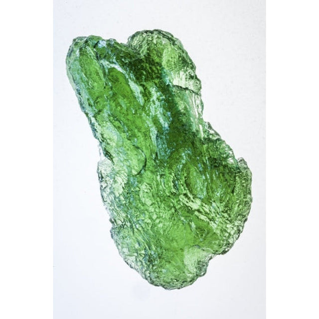 Genuine Moldavite Rough Gemstone - 9.7 grams / 49 ct (36 x 12 x 10 mm) - Magick Magick.com