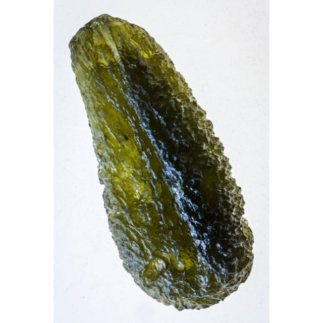 Genuine Moldavite Rough Gemstone - 9.7 grams / 49 ct (43 x 29 x 10 mm) - Magick Magick.com