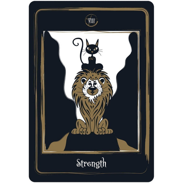 Golden Black Cat Tarot by Helena de Almeida - Magick Magick.com