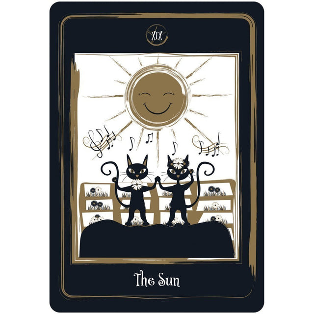 Golden Black Cat Tarot by Helena de Almeida - Magick Magick.com