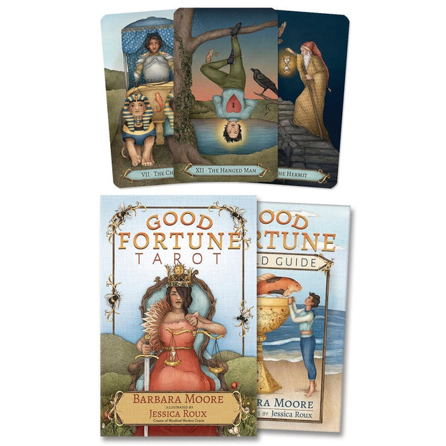 Good Fortune Tarot by Barbara Moore, Jessica Roux (Signed Copy) - Magick Magick.com
