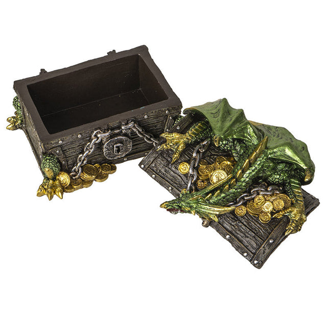 Green Dragon Guardian of the Treasure Display Box - Magick Magick.com