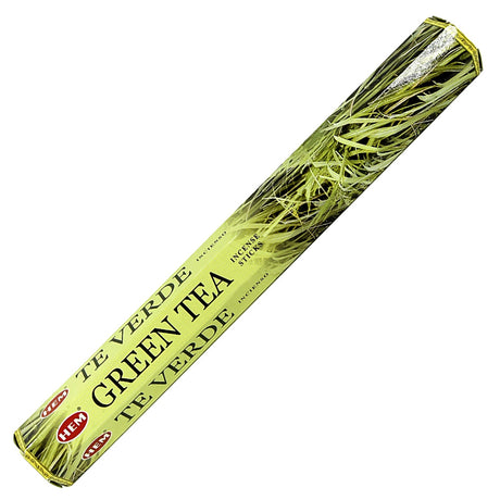 Green Tea HEM Incense Stick 20 Pack - Magick Magick.com