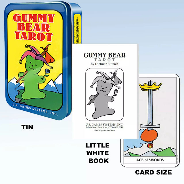 Gummy Bear Tarot Deck in a Tin by Dietmar Bittrich - Magick Magick.com