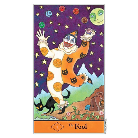 Halloween Tarot Deck in a Tin by Kipling West - Magick Magick.com