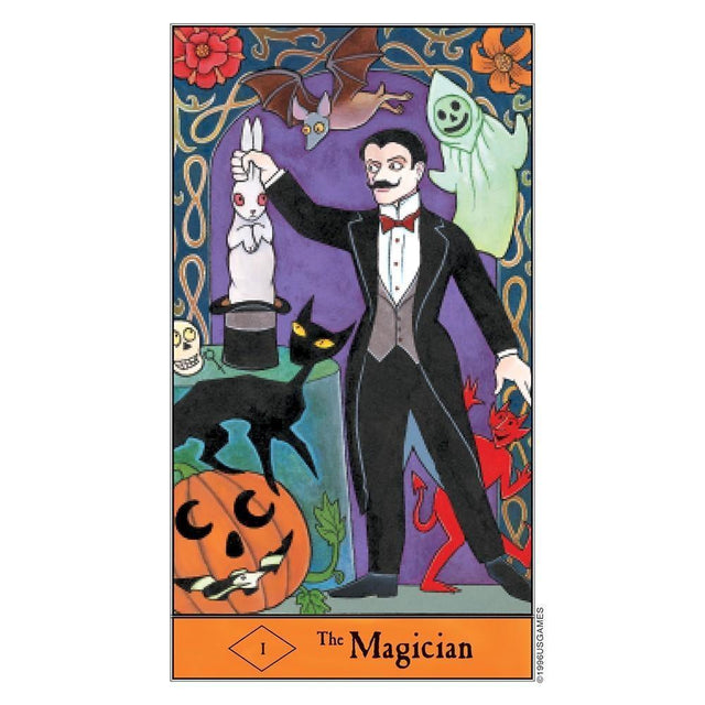 Halloween Tarot Deck in a Tin by Kipling West - Magick Magick.com