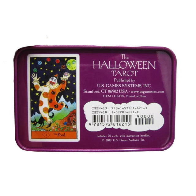 Halloween Tarot Deck in a Tin by Kipling West - Magick Magick.com