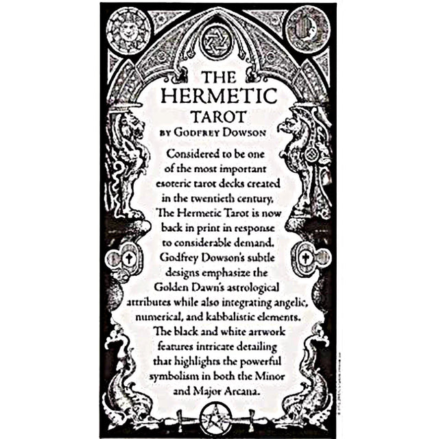 Hermetic Tarot Deck by Godfrey Dowson (Tarot Cards) - Magick Magick.com