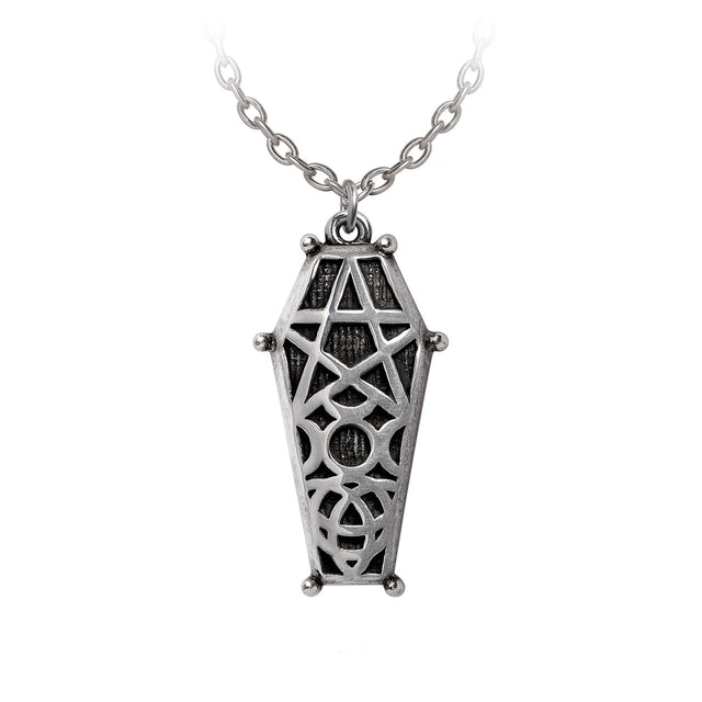 Hex Coffin Neckwear Pendant - Magick Magick.com