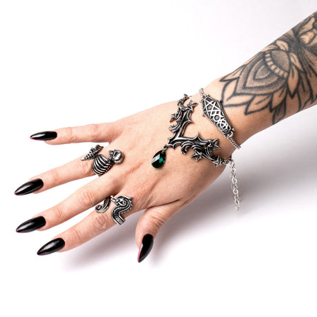 Hex Coffin Wrist Chain Bracelet - Magick Magick.com