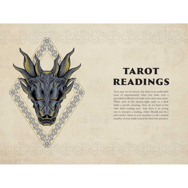 House of the Dragon Tarot Deck and Guidebook (Officially Licensed) by Erica Davis, Tomas Hijo - Magick Magick.com