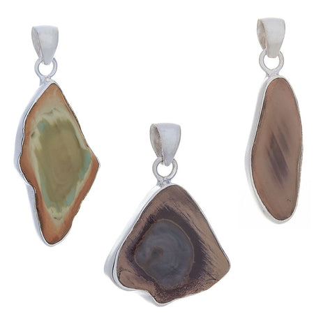 Imperial Agate Geode Slice Sterling Silver Pendant - Magick Magick.com
