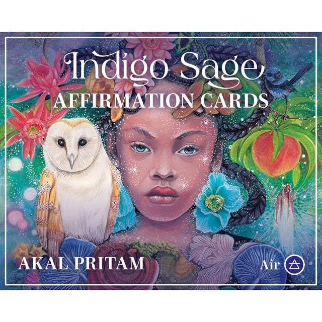 Indigo Sage Mini Cards by Akal Pritam - Magick Magick.com