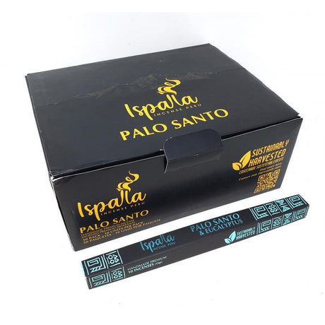 Ispalla Display - Eucalyptus & Palo Santo Incense Sticks (50 Packs of 10 Incense) - Magick Magick.com