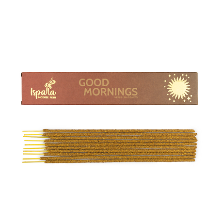 Ispalla - Good Mornings (Palo Santo, Herbs, Lemon, Jasmine) Incense Sticks (10 Pack) - Magick Magick.com