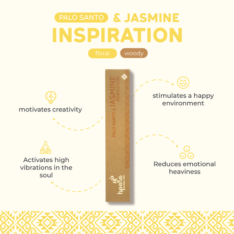Ispalla - Inspiration (Palo Santo & Jasmine) Incense Sticks (10 Pack) - Magick Magick.com