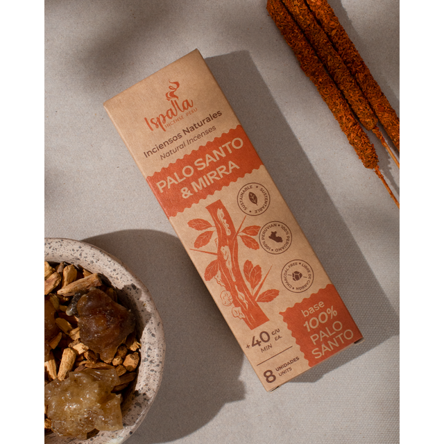 Ispalla - Palo Santo & Myrrh Incense Sticks (8 Pack) - Magick Magick.com