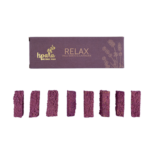 Ispalla - Relax (Palo Santo & Lavender) Incense Tablets (8 Pack) - Magick Magick.com