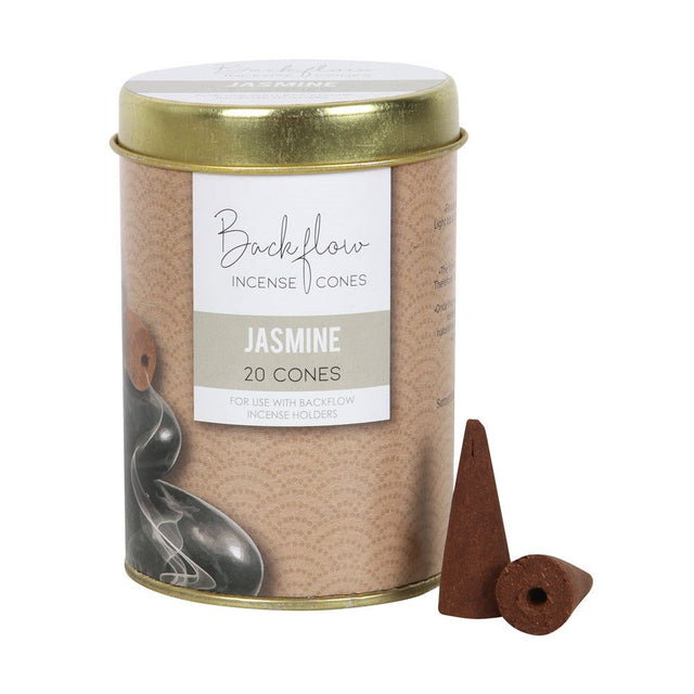 Jumbo Backflow Incense Cones - Jasmine (Pack of 20) - Magick Magick.com