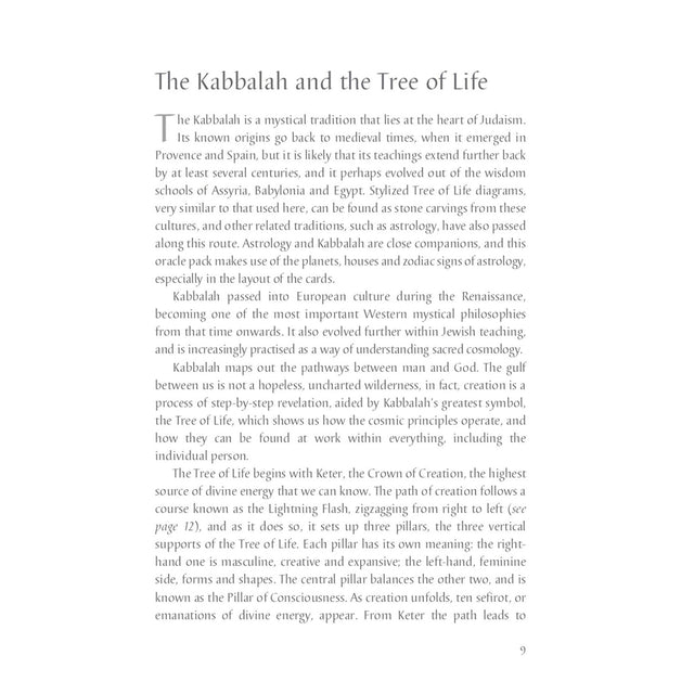 Kabbalah: The Tree of Life Oracle: Sacred Wisdom to Enrich Your Life by Cherry Gilchrist - Magick Magick.com