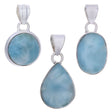 Larimar Sterling Silver Pendant (Assorted Shape) - Magick Magick.com