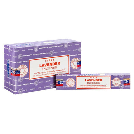 Lavender Satya Incense Sticks 15 gram - Magick Magick.com