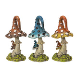 Magic Mushroom Statues (Set of 3) - Magick Magick.com