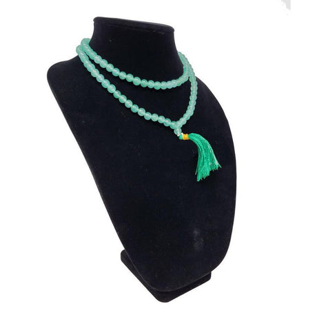 Mala Necklace or Prayer Beads - Green Aventurine (108 Beads) - Magick Magick.com