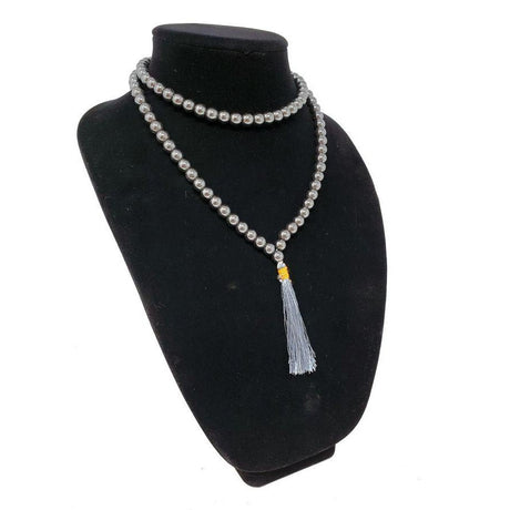 Mala Necklace or Prayer Beads - Hematite (108 Beads) - Magick Magick.com