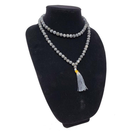 Mala Necklace or Prayer Beads - Larvikite (108 Beads) - Magick Magick.com