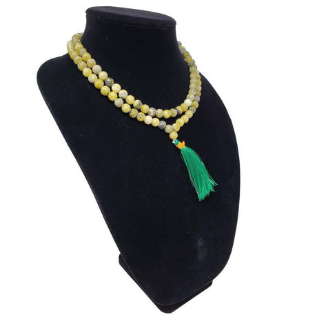 Mala Necklace or Prayer Beads - Serpentine (108 Beads) - Magick Magick.com